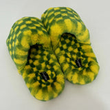 Confetti Checker Fur Slippers ( 3 colors )