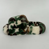 Confetti Camo Fur Slippers (3 colors)