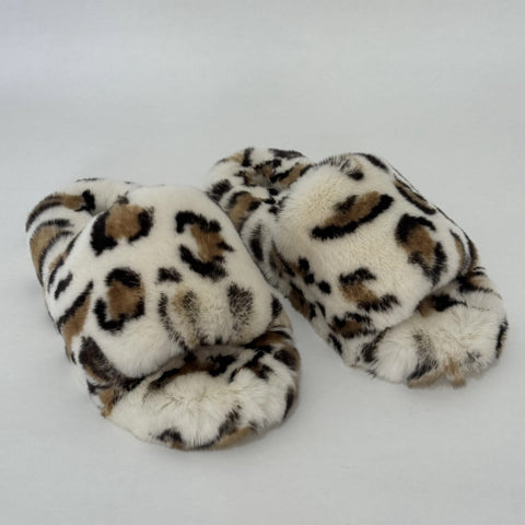 Confetti Cheetah Fur Slippers (3 colors)