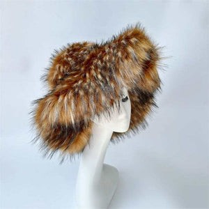 Confetti Faux Fur Floppy Hat