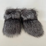 Confetti Fox Fur Booties