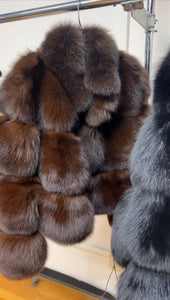 sample sale fox coat