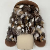 Sample sale fox fur jackets