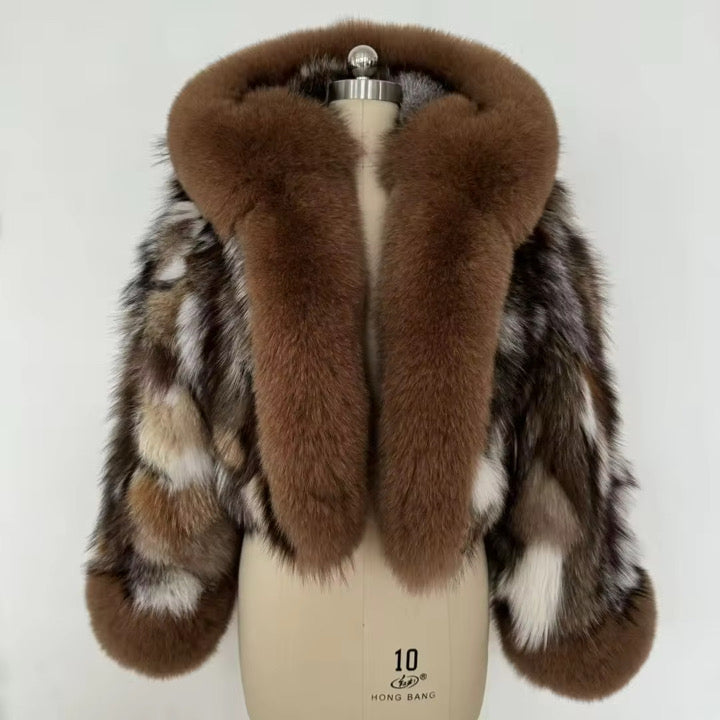 Sample sale fox fur jackets