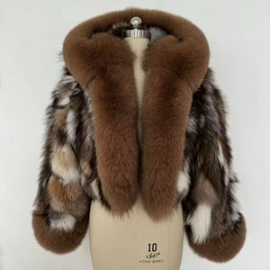 Sample sale fox fur jackets