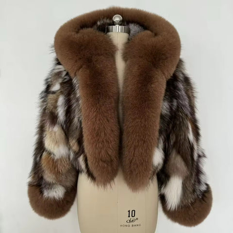 Sample sale fox fur jackets