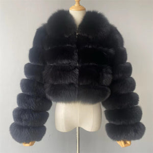 Sample sale fox coat