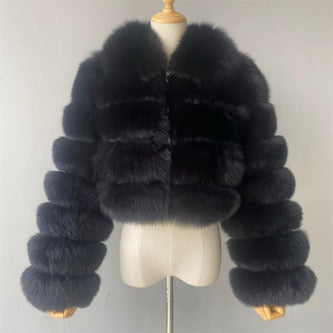 Sample sale fox coat