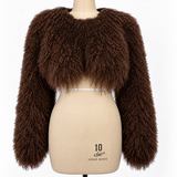 Mongolian Cropped Fur Coats