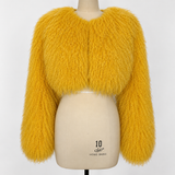 Mongolian Cropped Fur Coats