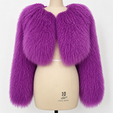 Mongolian Cropped Fur Coats