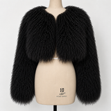 Mongolian Cropped Fur Coats