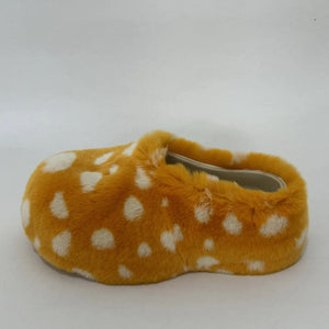 Confetti Spotted Fur Slippers