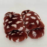 Confetti Spotted Fur Slippers