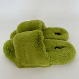 Confetti Fur Slippers (3 colors )