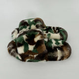 Confetti Camo Fur Slippers (3 colors)