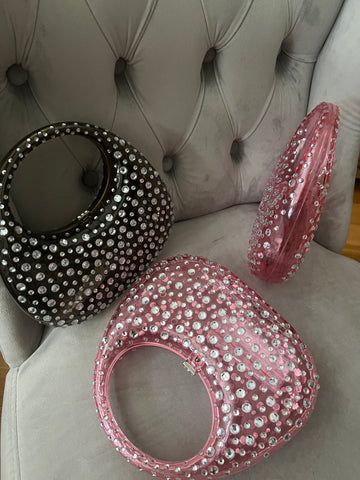 Confetti rhinestone purse