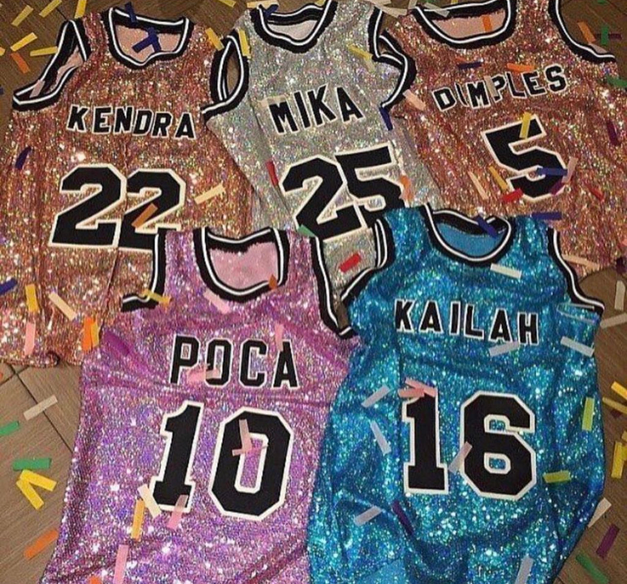 Confetti Custom Jersey’s