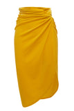 Velvet Wrap Skirt ( 5 Colors )