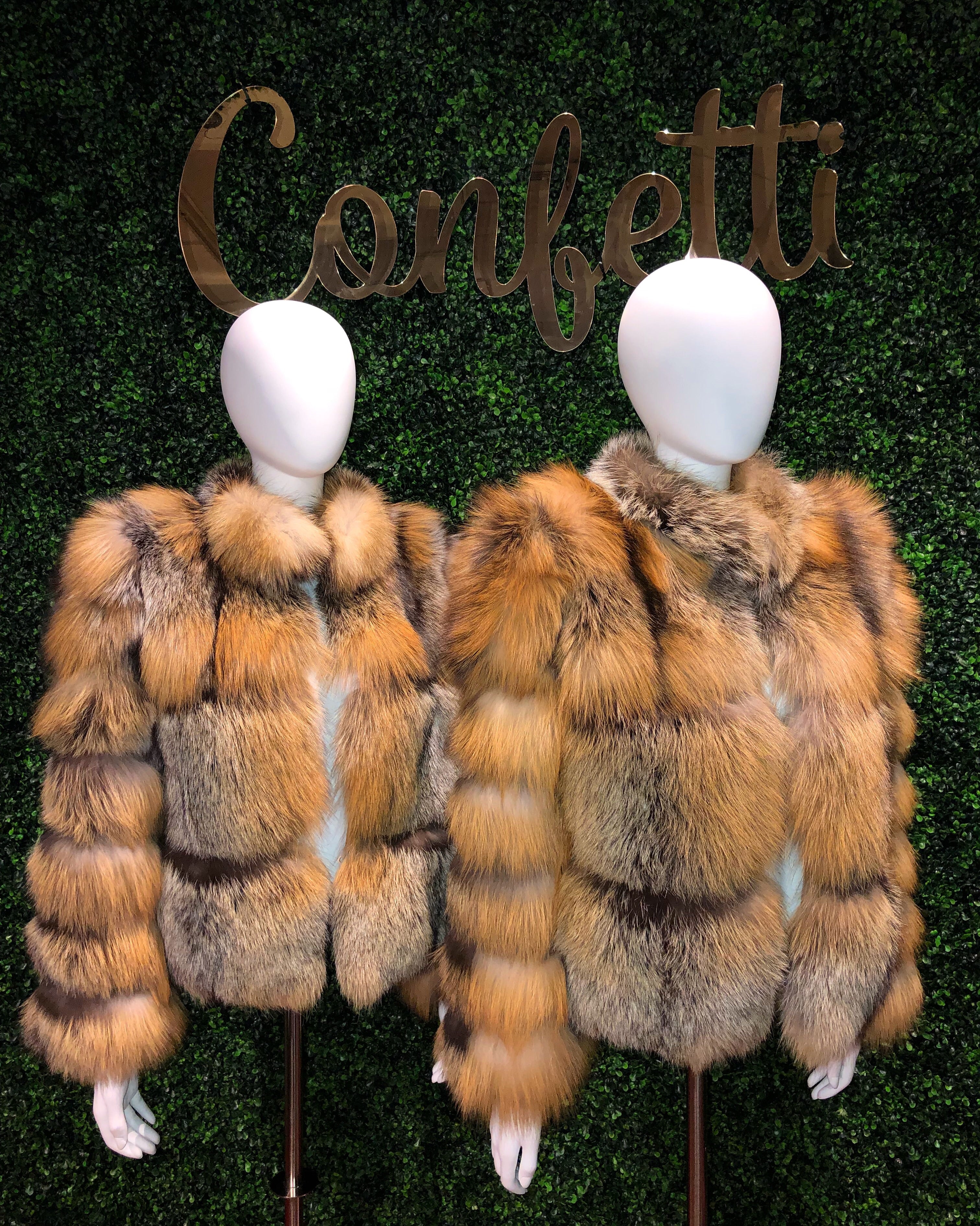 Confetti Cross Fox Jacket